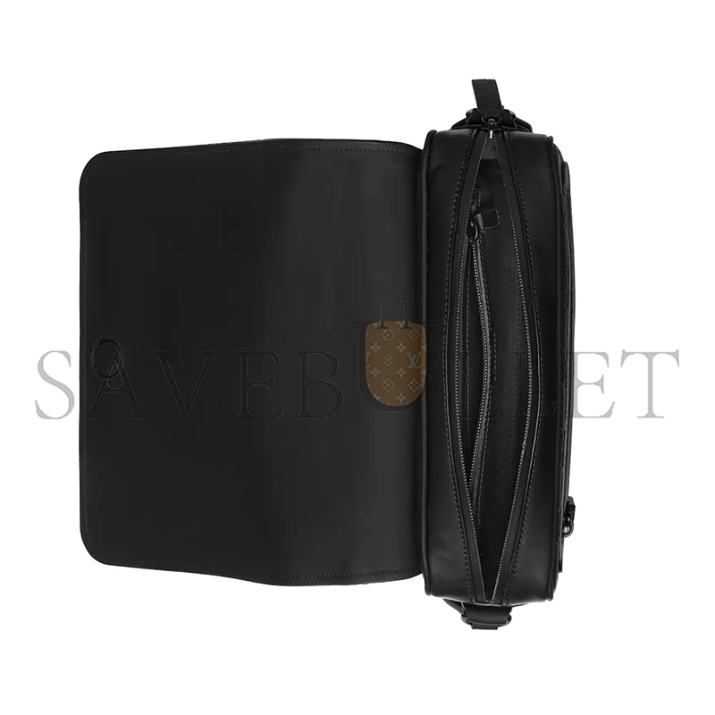 GUCCI GG RUBBER-EFFECT CROSSBODY BAG 775097 (26*19*7cm)